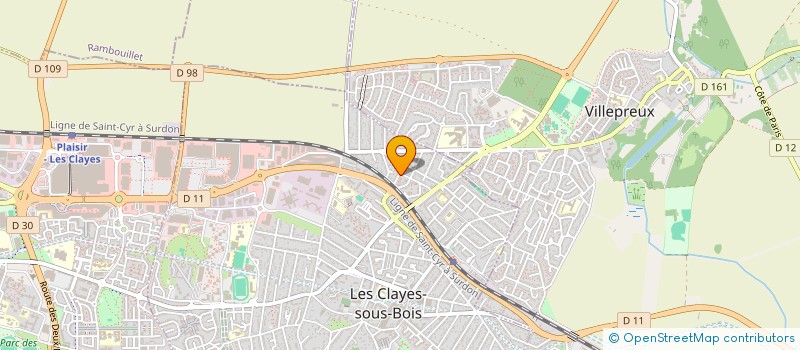 localisation de l'entreprise MENAS TOGO à LES CLAYES-SOUS-BOIS