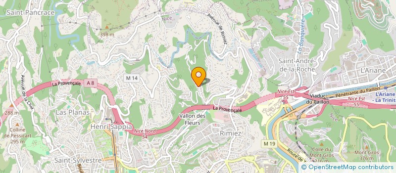 localisation de l'entreprise MENAS TRADE  NICE