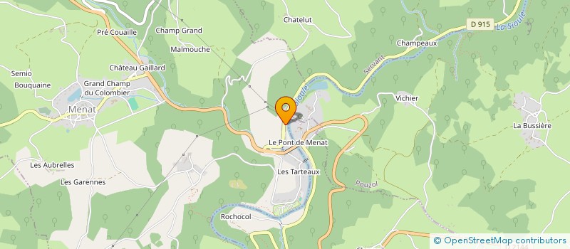 localisation de l'entreprise MENATOI à MENAT