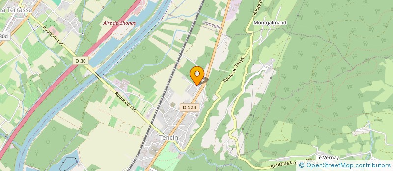 localisation de l'entreprise MENATS  CRETS EN BELLEDONNE