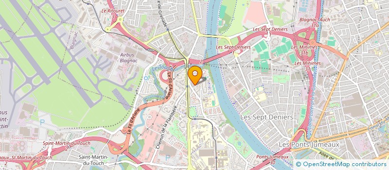 localisation de l'entreprise MENAUT ELECTRONIQUE à TOULOUSE