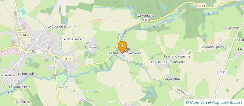 localisation de l'entreprise MENAZ EQUITATION  VALLONS-DE-L'ERDRE