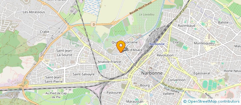 localisation de l'entreprise MENBAR à NARBONNE