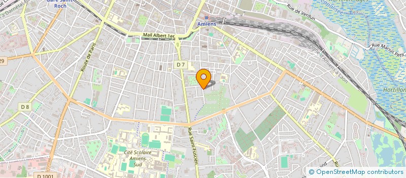 localisation de l'entreprise MENBEL à AMIENS