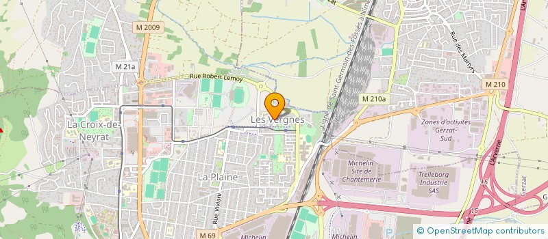 localisation de l'entreprise MENBER/BELKADI  CLERMONT-FERRAND