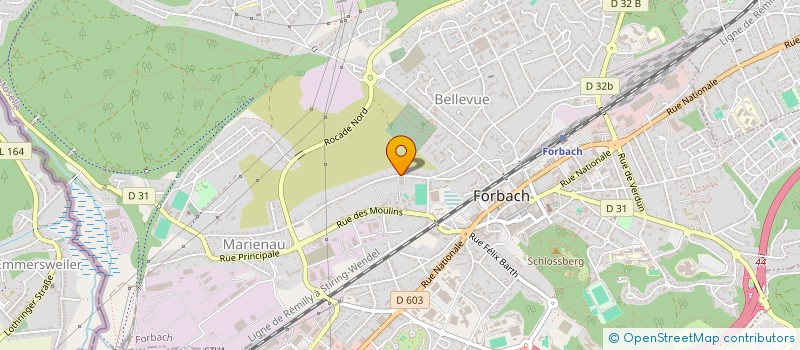 localisation de l'entreprise MENCARELLI  FORBACH