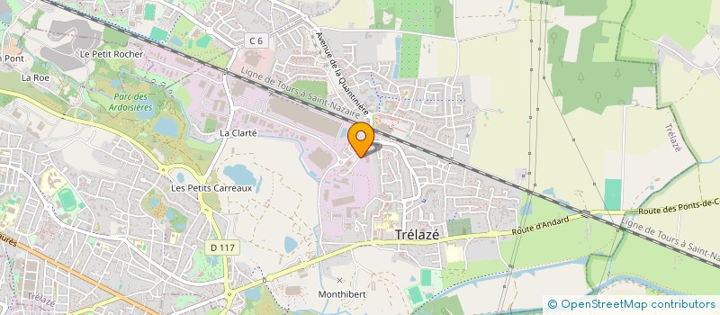 localisation de l'entreprise MENCERRIS  TRELAZE