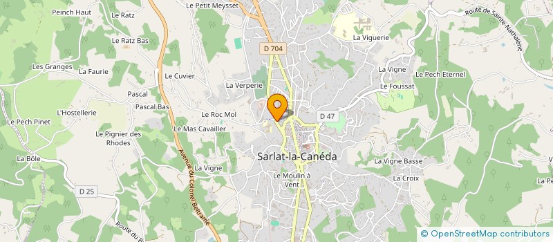 localisation de l'entreprise MENCHON JEAN-LUC  SARLAT-LA-CANEDA