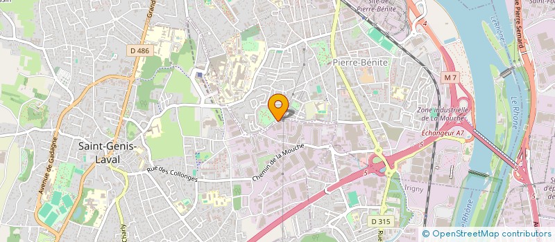 localisation de l'entreprise MENCOTEX  SAINT-GENIS-LAVAL