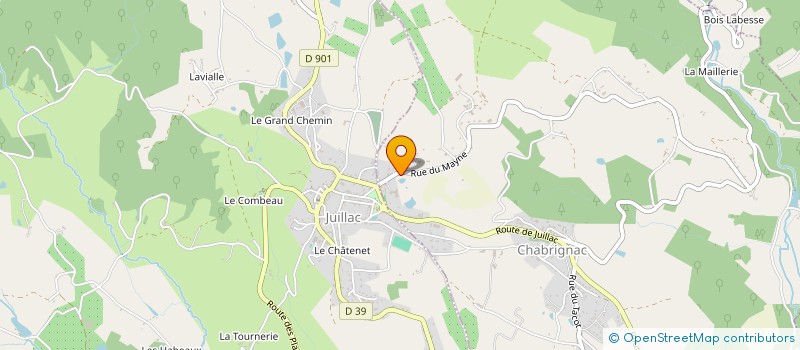 localisation de l'entreprise MENDAVEST  CHABRIGNAC