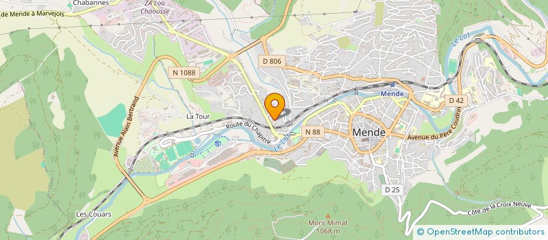 localisation de l'entreprise MENDE AUTO PASSION à MENDE