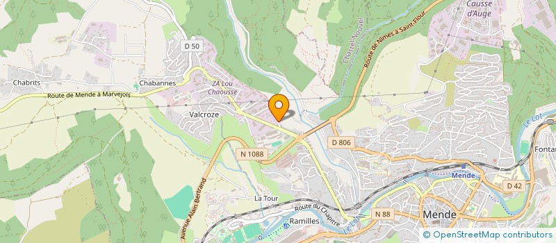 localisation de l'entreprise MENDE CAGE  MENDE