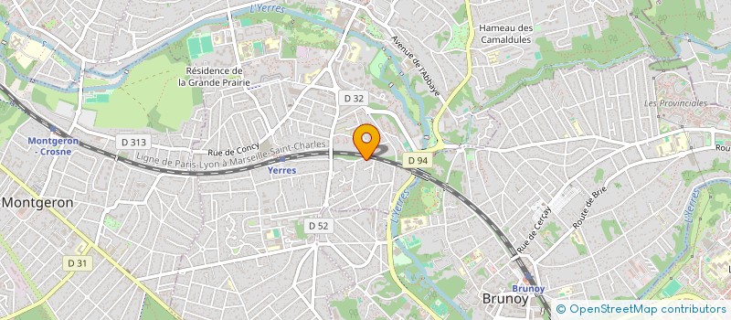 localisation de l'entreprise MENDEL VISION  YERRES