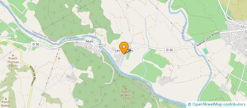 localisation de l'entreprise MENDELEC à MURVIEL-LES-BEZIERS