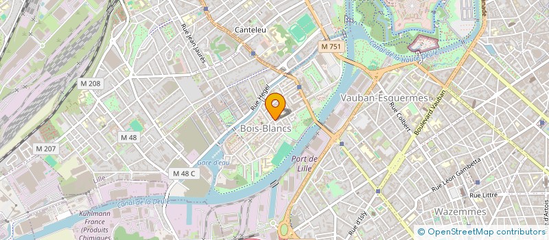 localisation de l'entreprise MENDELEC à LILLE