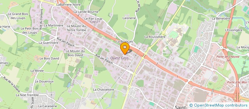 localisation de l'entreprise MENDES  SAINT-HERBLAIN