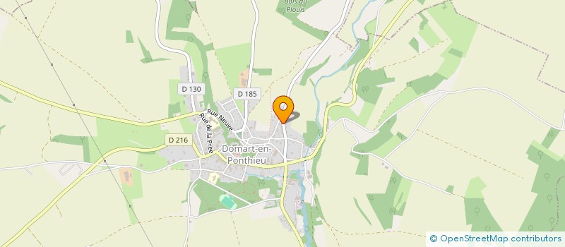 localisation de l'entreprise MENDES-CALIPPE  DOMART-EN-PONTHIEU