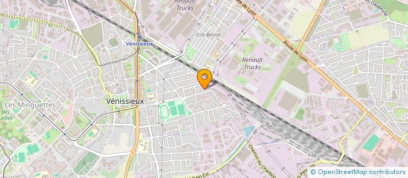 localisation de l'entreprise MENDES-CONSTRUCTION  VENISSIEUX