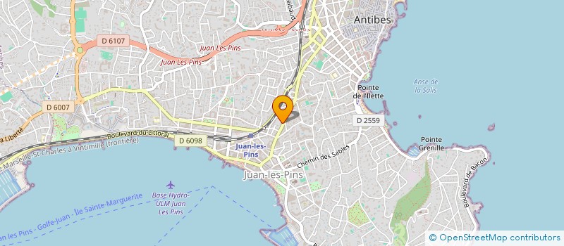 localisation de l'entreprise MENDES CORP à ANTIBES