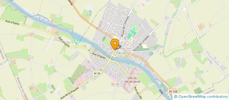 localisation de l'entreprise MENDES DE ARAUJO à QUESNOY-SUR-DEULE