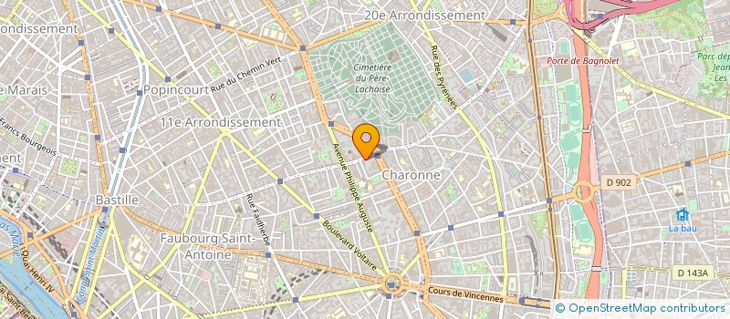 localisation de l'entreprise MENDES ELECTRICITE à PARIS