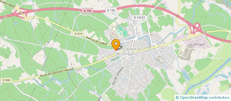 localisation de l'entreprise MENDES ENERGIE à SAINT-ANDRE-DE-SANGONIS