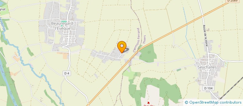 localisation de l'entreprise MENDES FACADES  BEAUREGARD-L'EVEQUE