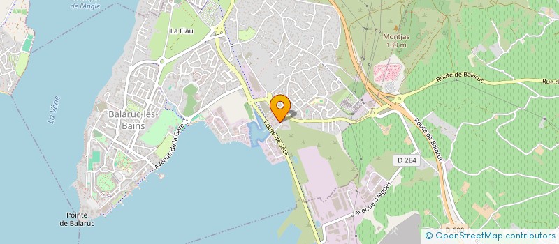 localisation de l'entreprise MENDES - FORESTIER  BALARUC-LES-BAINS