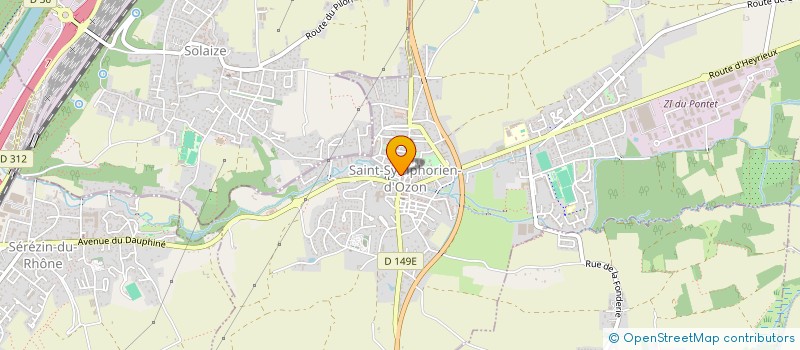 localisation de l'entreprise MENDES G  SAINT-SYMPHORIEN-D'OZON