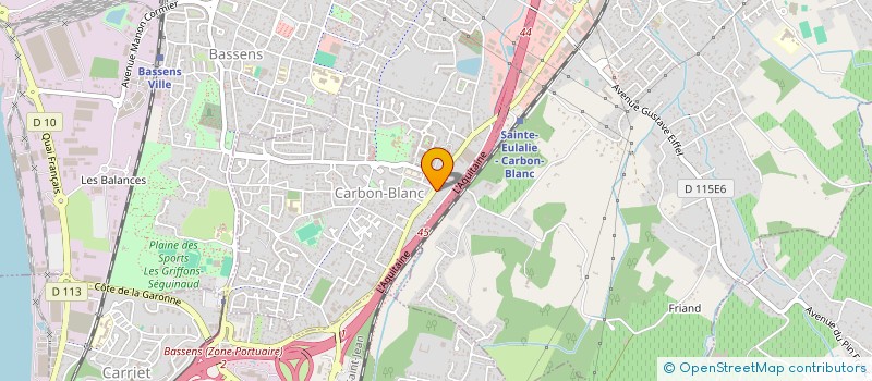 localisation de l'entreprise MENDES IMMO  CARBON-BLANC