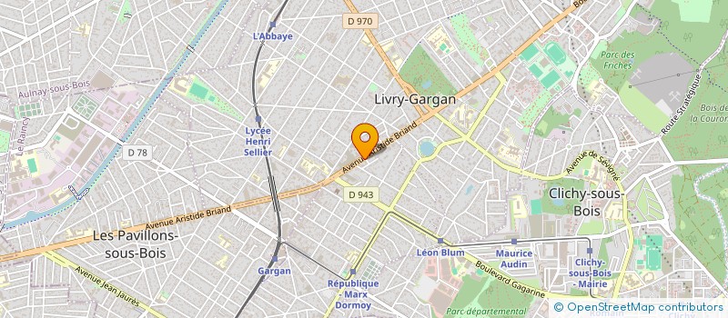 localisation de l'entreprise MENDES IMMOBILIERS à LIVRY-GARGAN