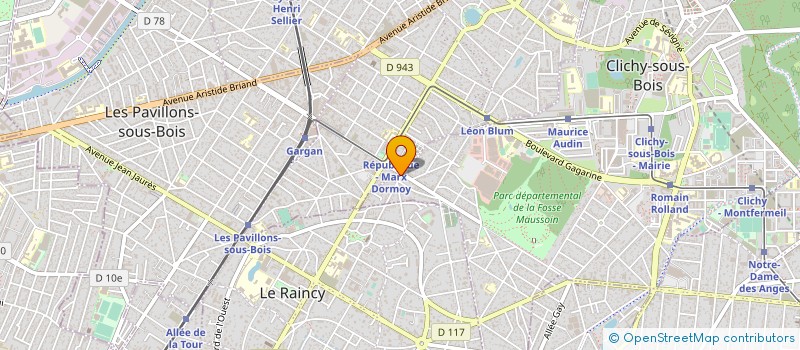 localisation de l'entreprise MENDES INVESTISSEMENTS  LIVRY-GARGAN