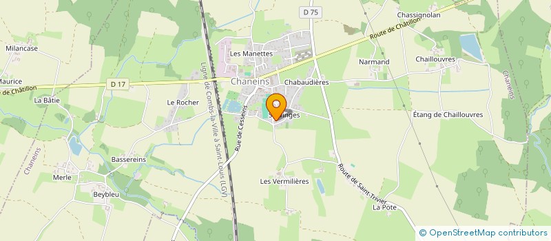 localisation de l'entreprise MENDES MACHADO  CHANEINS