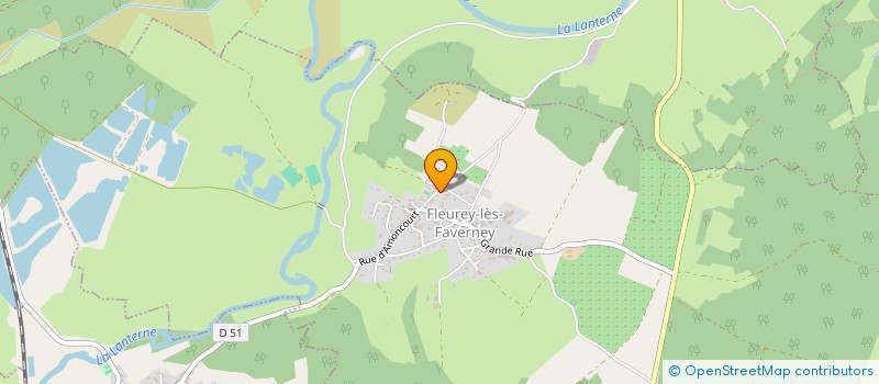 localisation de l'entreprise MENDES MACONNERIE  FLEUREY-LES-FAVERNEY