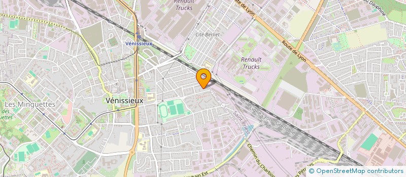 localisation de l'entreprise MENDES & MENDES  VENISSIEUX