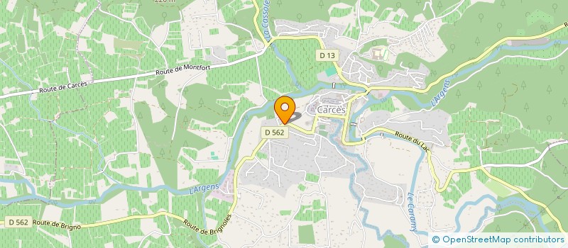 localisation de l'entreprise MENDES PAGONIS IMMOBILIER  CARCES