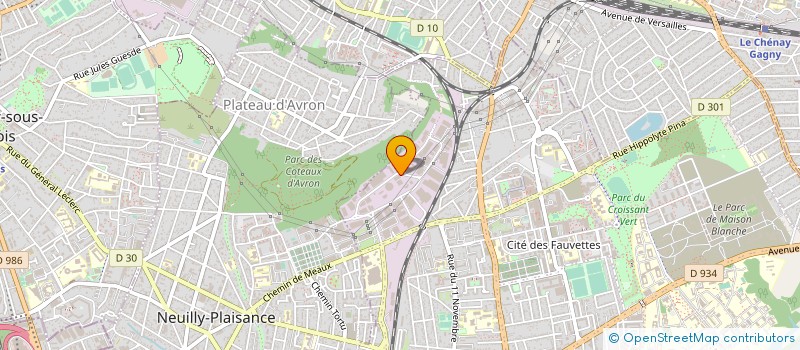 localisation de l'entreprise MENDES PROMOTION à NEUILLY-SUR-MARNE