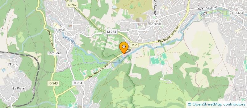 localisation de l'entreprise MENDES TERRASSEMENT  BLANZAT