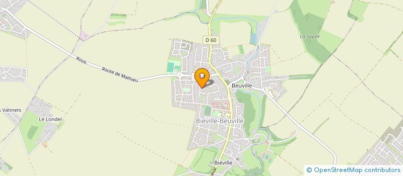 localisation de l'entreprise MENDES7  BIEVILLE-BEUVILLE