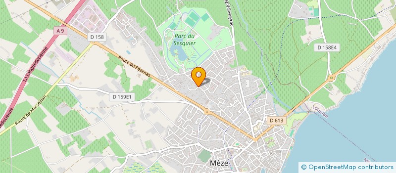 localisation de l'entreprise MENDEZ à MEZE