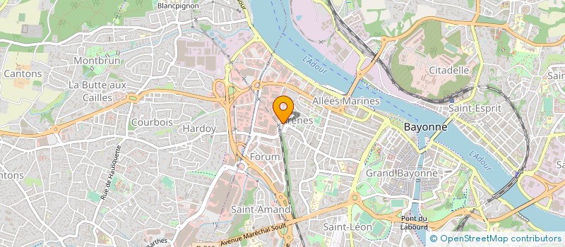 localisation de l'entreprise MENDI ADOUR 64  BAYONNE