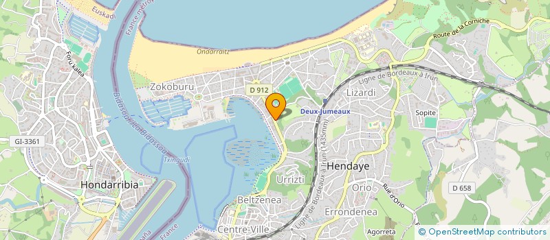 localisation de l'entreprise MENDI ASPIAN STE à HENDAYE