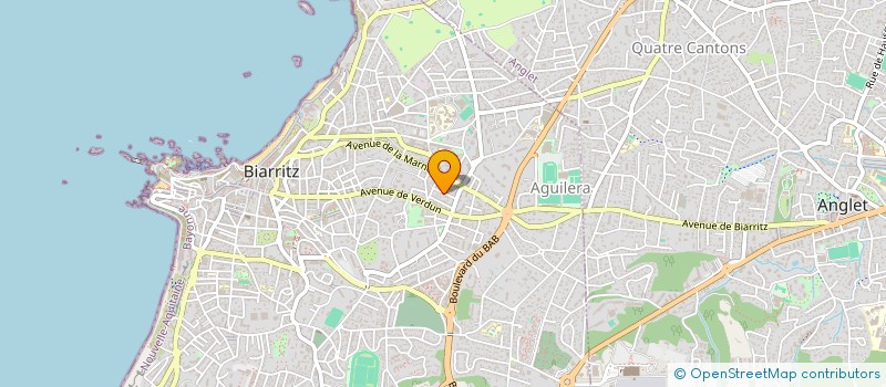 localisation de l'entreprise MENDIA à BIARRITZ