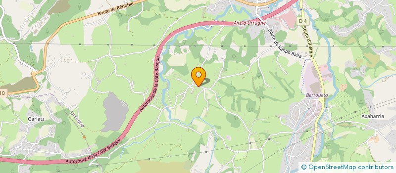 localisation de l'entreprise MENDIA  URRUGNE