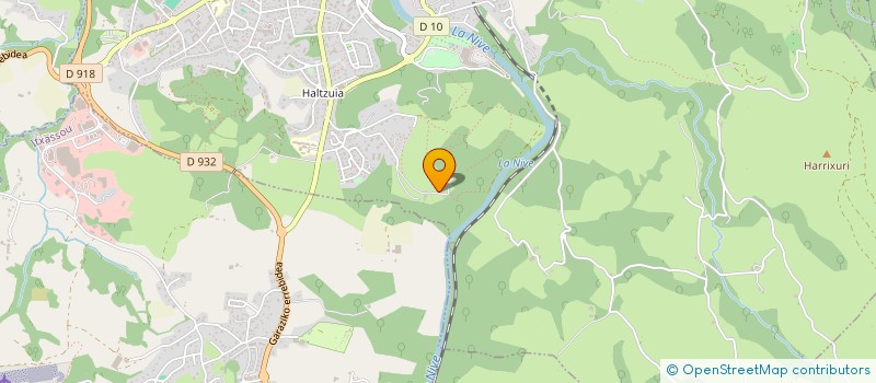 localisation de l'entreprise MENDIAGUE  ITXASSOU