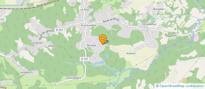 localisation de l'entreprise MENDIBOURE  URCUIT