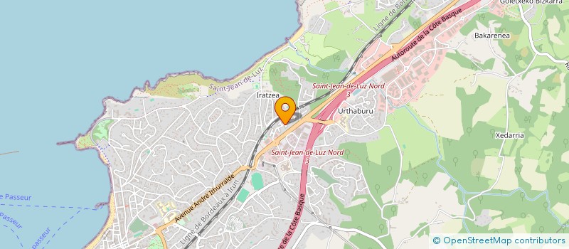 localisation de l'entreprise MENDIKO LAGUNAK à SAINT-JEAN-DE-LUZ