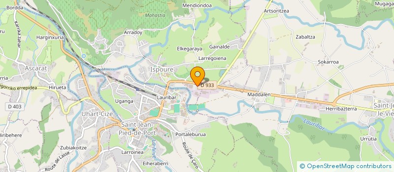 localisation de l'entreprise MENDIKO LISA à ISPOURE