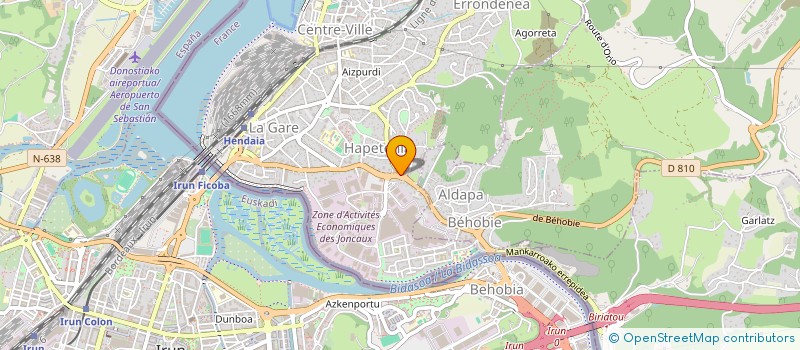 localisation de l'entreprise MENDIKO OIHUA à HENDAYE