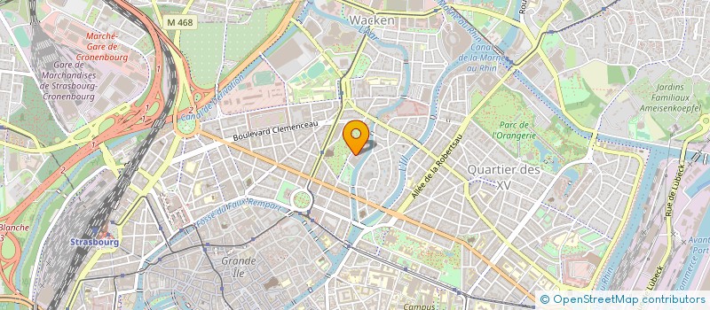 localisation de l'entreprise MENDLER FRERES à STRASBOURG